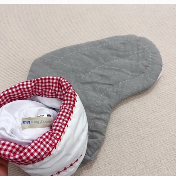 NEW Pottery Barn Ballerina Quilted Christmas Stocking PBK - Picture 2 of 3